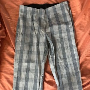 Plaid dress pants